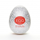 Мастурбатор-яйцо Keith Haring EGG PARTY - Tenga - в Великом Новгороде купить с доставкой