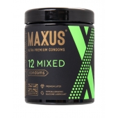 Презервативы MAXUS Mixed - 12 шт. - Maxus - купить с доставкой в Великом Новгороде