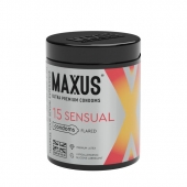 Анатомические презервативы MAXUS Sensual - 15 шт. - Maxus - купить с доставкой в Великом Новгороде