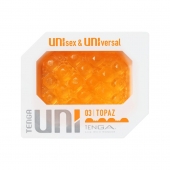 Оранжевый мастурбатор-стимулятор Tenga Uni Topaz - Tenga - в Великом Новгороде купить с доставкой