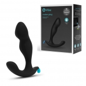 Черный утяжеленный анальный стимулятор Rocker Plug - 12 см. - b-Vibe - в Великом Новгороде купить с доставкой