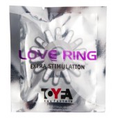 Прозрачное гелевое эрекционное кольцо с шипиками - Toyfa Basic - в Великом Новгороде купить с доставкой