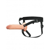 Полый страпон на ремнях 8’’ Hollow Silicone Strap-on - Pipedream - купить с доставкой в Великом Новгороде