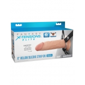 Полый страпон на ремнях 6’’ Hollow Silicone Strap-on - Pipedream - купить с доставкой в Великом Новгороде