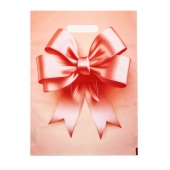 Пакет с принтом в виде банта с вырубной ручкой (30х40 см) - Сима-Ленд - купить с доставкой в Великом Новгороде