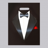 Пакет «Смокинг» полиэтиленовый с вырубной ручкой (30х40 см) - UPAK LAND - купить с доставкой в Великом Новгороде Пакет «Смокинг» полиэтиленовый с вырубной ручкой (30х40 см) - UPAK LAND - купить с доставкой в Великом Новгороде