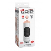 Мастурбатор-вагина Extreme Toyz Mega Grip Vibrating Stroker Mouth - Pipedream - в Великом Новгороде купить с доставкой