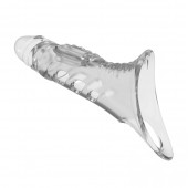 Прозрачная насадка на пенис - 22 см. - Baile - в Великом Новгороде купить с доставкой