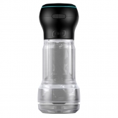 Набор PowerBlow   Feel Pocket Stroker Crystal: мастурбатор и интерактивная насадка - Kiiroo - в Великом Новгороде купить с доставкой