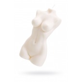 Белая интерьерная свеча в форме женского торса - 850 гр. - Pecado - купить с доставкой в Великом Новгороде