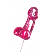 Розовый леденец в форме члена со вкусом айриш крим - 80 гр. - Sosuчki - купить с доставкой в Великом Новгороде