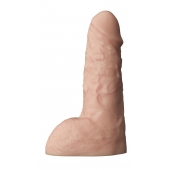 Телесный фаллоудлинитель с мошонкой Cock Next - 19 см. - LOVETOY (А-Полимер) - в Великом Новгороде купить с доставкой