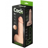 Телесный фаллоудлинитель с мошонкой Cock Next - 17 см. - LOVETOY (А-Полимер) - в Великом Новгороде купить с доставкой