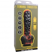 Черно-красная мини-машина на присоске Tendril Thruster - 21,6 см. - Doc Johnson - купить с доставкой в Великом Новгороде