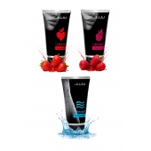 Набор из 3 лубрикантов JUJU (увлажняющий, клубника, малина) - JuJu - купить с доставкой в Великом Новгороде