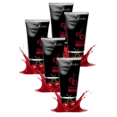 Набор из 5 съедобных лубрикантов JUJU со вкусом вишни - JuJu - купить с доставкой в Великом Новгороде