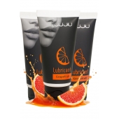 Набор из 3 съедобных лубрикантов JUJU со вкусом грейпфрута - JuJu - купить с доставкой в Великом Новгороде