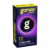 Презервативы с анестетиком для продления удовольствия Ganzo Long Love - 12 шт. - Ganzo - купить с доставкой в Великом Новгороде