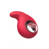 Красный клиторальный массажер с функцией постукивания - Secwell в Великом Новгороде Красный клиторальный массажер с функцией постукивания - Secwell