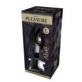 Серебристая анальная втулка с прозрачным кристаллом Mini Metal Butt Plug Size L - 9 см. - Adrien Lastic в Великом Новгороде Серебристая анальная втулка с прозрачным кристаллом Mini Metal Butt Plug Size L - 9 см. - Adrien Lastic