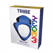 Синее эрекционное кольцо Wooomy Tribeс с вибрацией - Adrien Lastic - в Великом Новгороде купить с доставкой