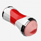 Двусторонний мастурбатор в колбе Power Grip Cup - вагина и ротик - Boys of Toys - в Великом Новгороде купить с доставкой