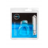 Голубая капа с вибропулей для оральных ласк - Erowoman-Eroman купить в Великом Новгороде с доставкой в Orgasmix.ru Голубая капа с вибропулей для оральных ласк - Erowoman-Eroman