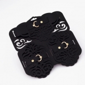 Фигурный набор для БДСМ-игр с узорами и золотистой фурнитурой - Crazy Handmade - купить с доставкой в Великом Новгороде