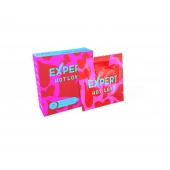 Презервативы с разогревающим эффектом Expert Hot Love - 3 шт. - Expert - купить с доставкой в Великом Новгороде