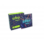 Светящиеся в темноте презервативы Expert Neon - 3 шт. - Expert - купить с доставкой в Великом Новгороде