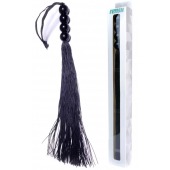 Черная силиконовая плеть - 37 см. - Boys of Toys - купить с доставкой в Великом Новгороде