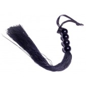 Черная силиконовая плеть - 37 см. - Boys of Toys - купить с доставкой в Великом Новгороде