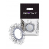 Круглое эрекционное кольцо с «ресничками» - Sextaz - в Великом Новгороде купить с доставкой