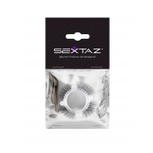 Эластичное кольцо с «ресничками» и 4 шариками - Sextaz - в Великом Новгороде купить с доставкой