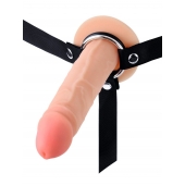 Мужской полый страпон на регулируемых ремнях - 18,5 см. - Sex Expert - купить с доставкой в Великом Новгороде