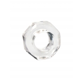 Прозрачное эрекционное кольцо в форме гайки - Sex Expert - в Великом Новгороде купить с доставкой