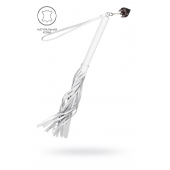 Белая кожаная плеть - 50 см. - Pecado - купить с доставкой в Великом Новгороде