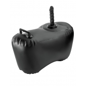 Черное надувное кресло с платформой для фиксации дилдо Body Dock Inflatable Love Seat - Pipedream - купить с доставкой в Великом Новгороде