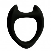 Черное эрекционное кольцо с рожками Wooomy Toro M - Adrien Lastic - в Великом Новгороде купить с доставкой