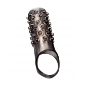 Дымчатая насадка на пенис с выпуклостями - 12 см. - Sex Expert - в Великом Новгороде купить с доставкой