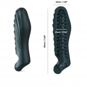 Серая силиконовая насадка на пенис с подхватом Manwan Ryzer - Manwan - в Великом Новгороде купить с доставкой