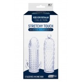 Набор из 2 прозрачных насадок на член Seductive Tickler Sleeves Set - NMC - в Великом Новгороде купить с доставкой