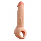 Телесная насадка-удлинитель Thrive 8.75 Inch Realistic Penis Extender Sleeve - 22,2 см. - Blush Novelties - в Великом Новгороде купить с доставкой