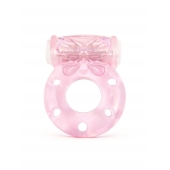 Розовое эрекционное виброкольцо с бабочкой - 1137 - в Великом Новгороде купить с доставкой