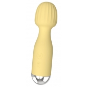 Желтый мини-вибратор с шаровидной головкой - Boys of Toys