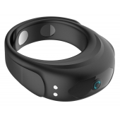 Черное эрекционное виброкольцо на ремешках - Boys of Toys - в Великом Новгороде купить с доставкой