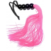 Розовая силиконовая плеть - 35,5 см. - Boys of Toys - купить с доставкой в Великом Новгороде