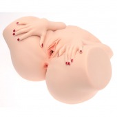 Телесный мастурбатор-полуторс Barbie - Naked Factory - в Великом Новгороде купить с доставкой