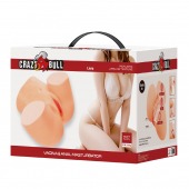 Телесный мастурбатор Liora с 2 любовными тоннелями - Baile - в Великом Новгороде купить с доставкой