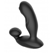 Черный вибромассажер простаты с вращающимся шариком - Secwell - в Великом Новгороде купить с доставкой